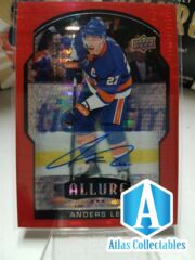 2020-21 Upper Deck Allure Red Rainbow Auto #33 Anders Lee